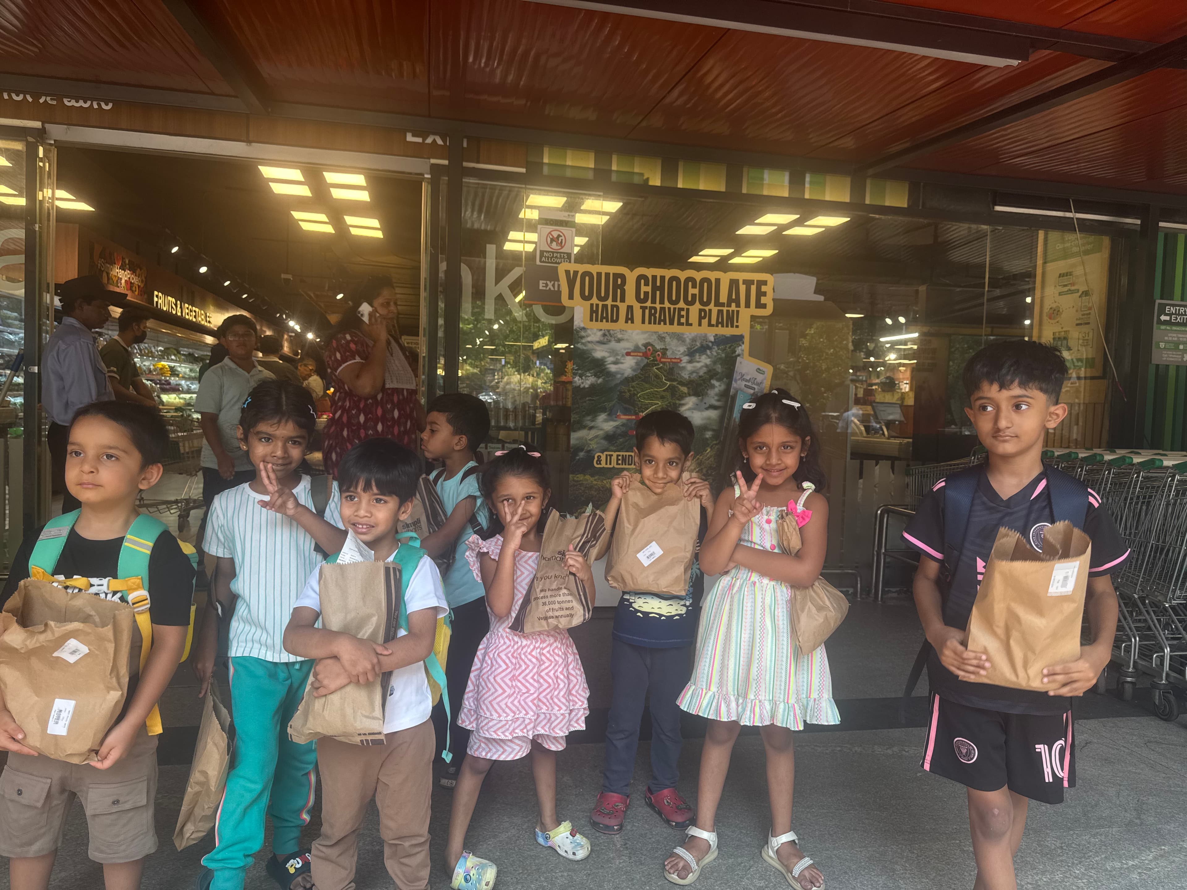 Children engaged in hands-on learning